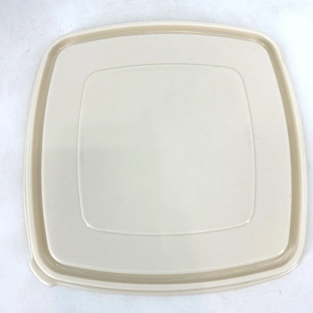 Vintage Rubbermaid Servin Saver #4 Square Lid 0015 Replacement Snap Cover 10.25